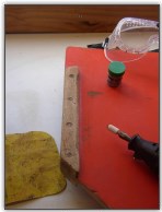 Shortening a Centreboard - Polishing the screws